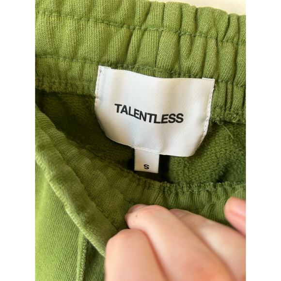 TALENTLESS Men's Green Heavyweight Sweatpants Joggers Size small - Picture 8 of 8